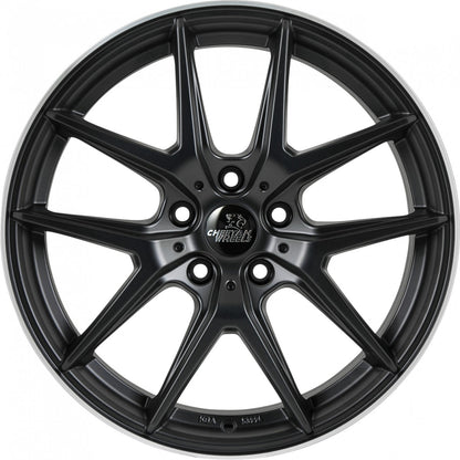 Cheetah Wheels CV.06 black matt polished 8.5x19 ET45 - LK5/112 ML70.4