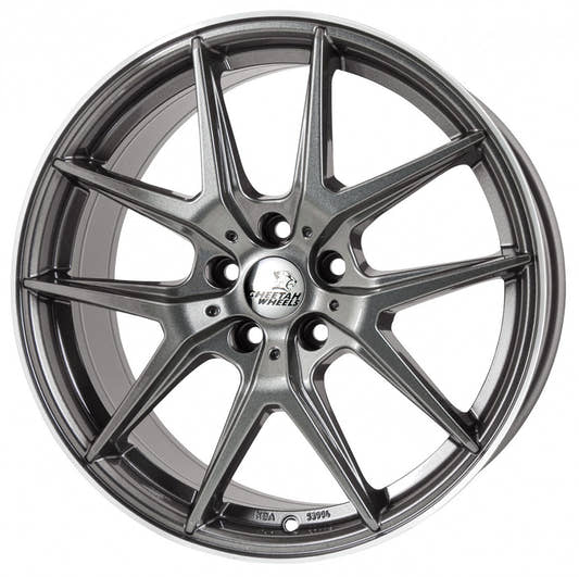 Cheetah Wheels CV.06 shiny grey polished 8.5x19 ET38 - LK5/112 ML70.4