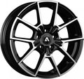 Akoni AK07 black polished Alufelge 7.5x19 Zoll ET40 LK 5x114.3 ML73.1