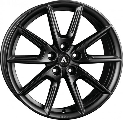 Akoni AK09 black matt Alufelge 8x18 Zoll ET40 LK 5x112 ML66.6