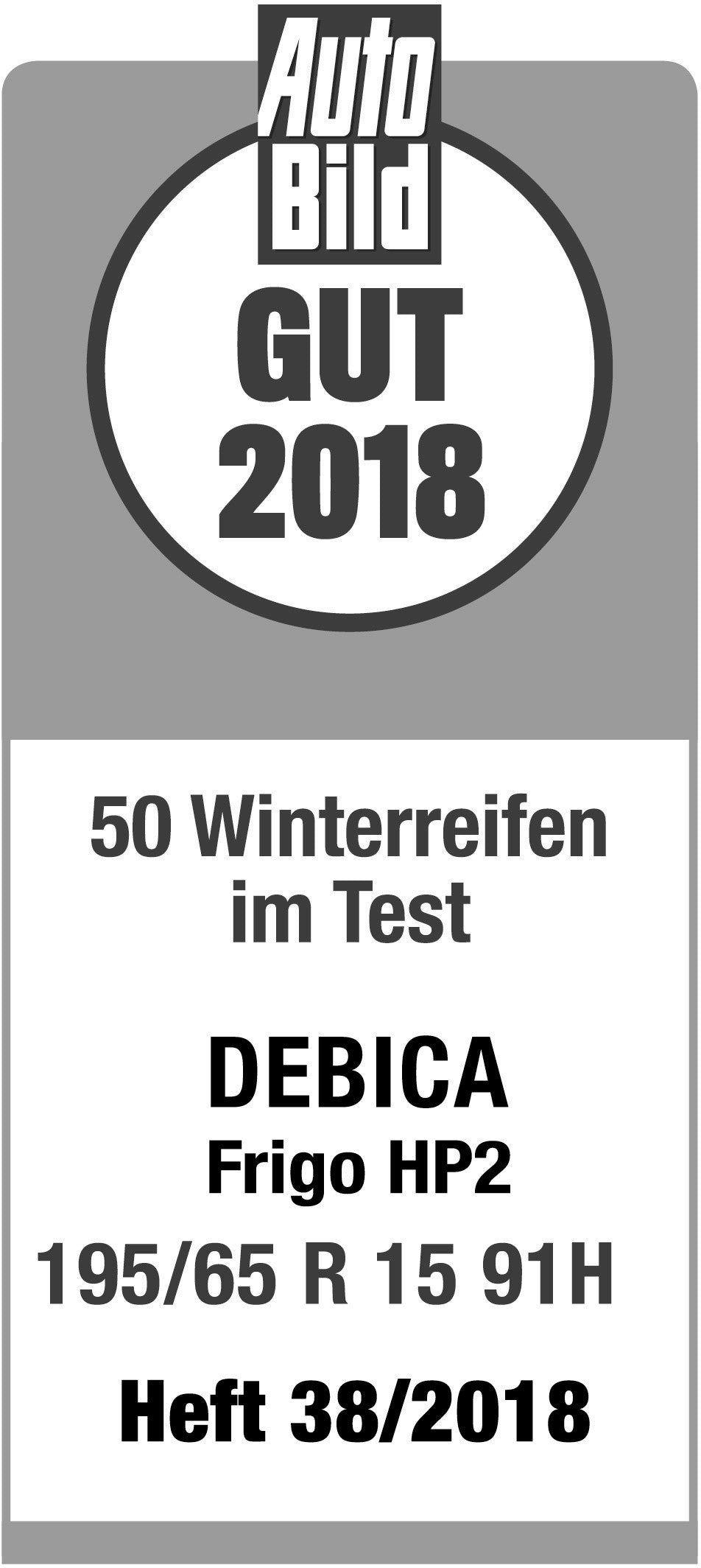 Debica Frigo HP 2 3PMSF DOT23 195/55 R15 85H DOT DOT23 – Bild 3