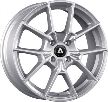 Akoni AK07 silver Alufelge 8x20 Zoll ET39 LK 5x112 ML66.5 – Bild 3