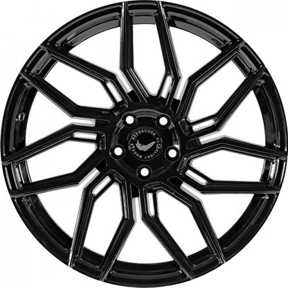 Barracuda Dragoon higloss-black Alufelge 8.5x20 Zoll ET33 LK 5x112 ML73.1 – Bild 2
