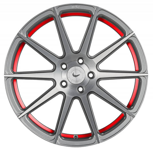 Barracuda Project 2.0 silver brushed / Undercut Color Trim rot Alufelge 9.5x22 Zoll ET35 LK 5x114.3 ML73.1 – Bild 2