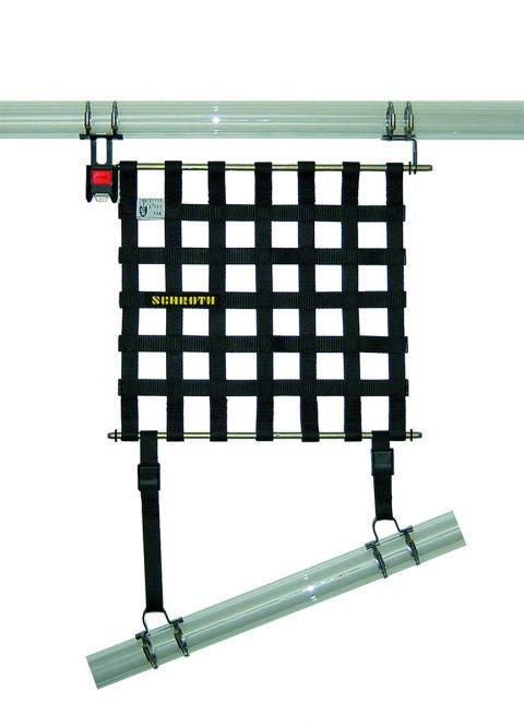 Schroth Fensternetz Größe 2 (L 525 mm x H 467 mm) inkl. Befestigungsmaterial schwarz rechts