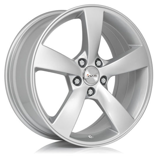 Avus Racing AF10 hyper silver 10x21 ET37 - LK5/120 ML74.1
