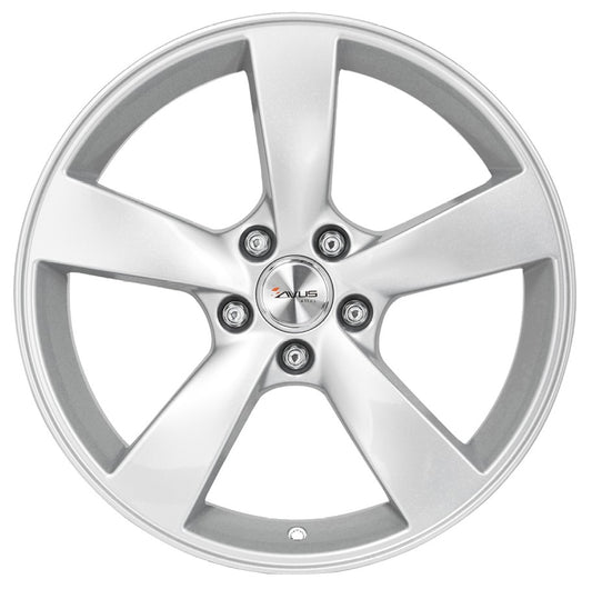 Avus Racing AF10 hyper silver 10x21 ET37 - LK5/120 ML74.1