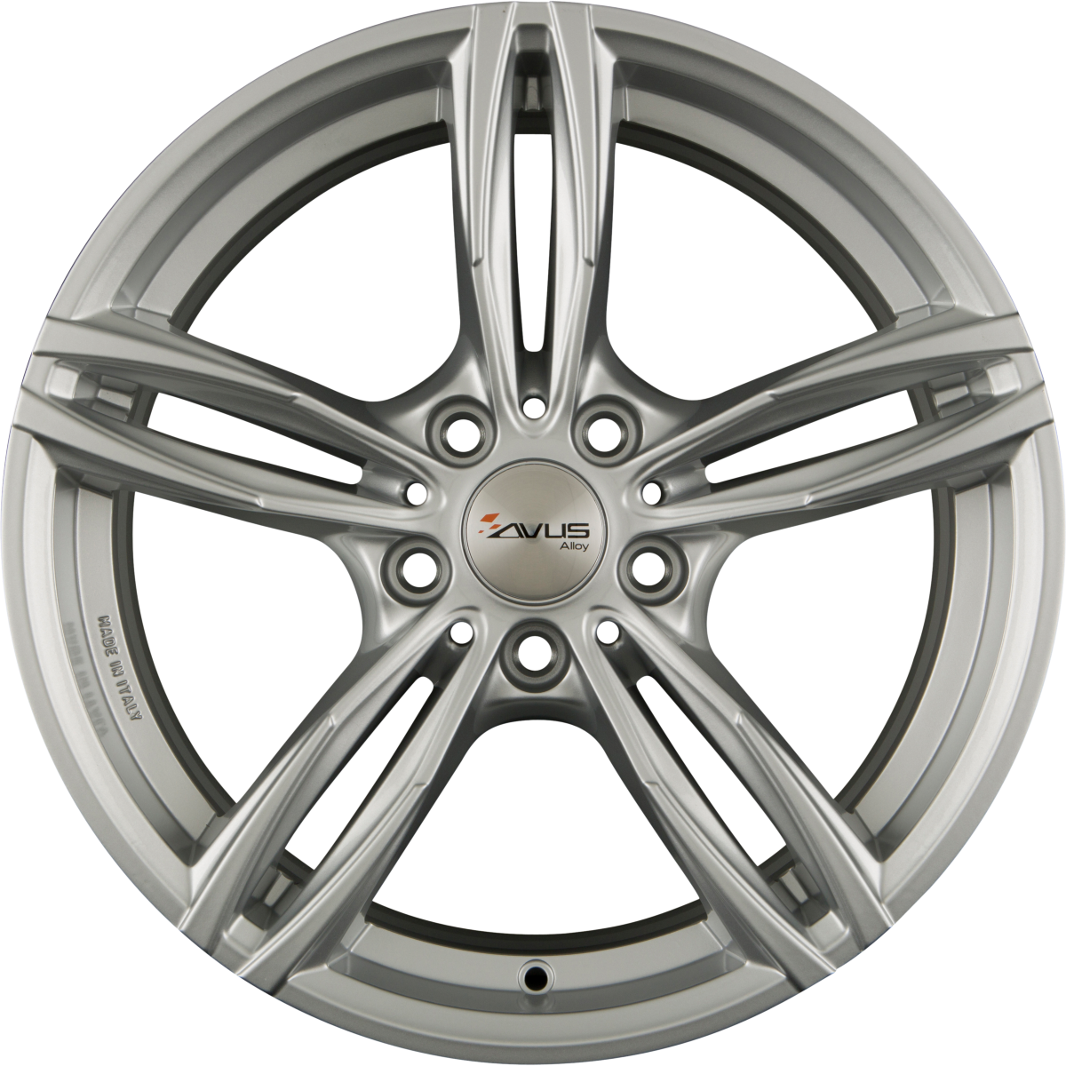 Avus Racing AC-MB3 hyper silver Alufelge 8x18 Zoll ET30 LK 5x120 ML72.6 – Bild 3