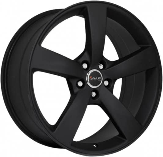 Avus Racing AF10 matt black 10x21 ET50 - LK5/112 ML66.5