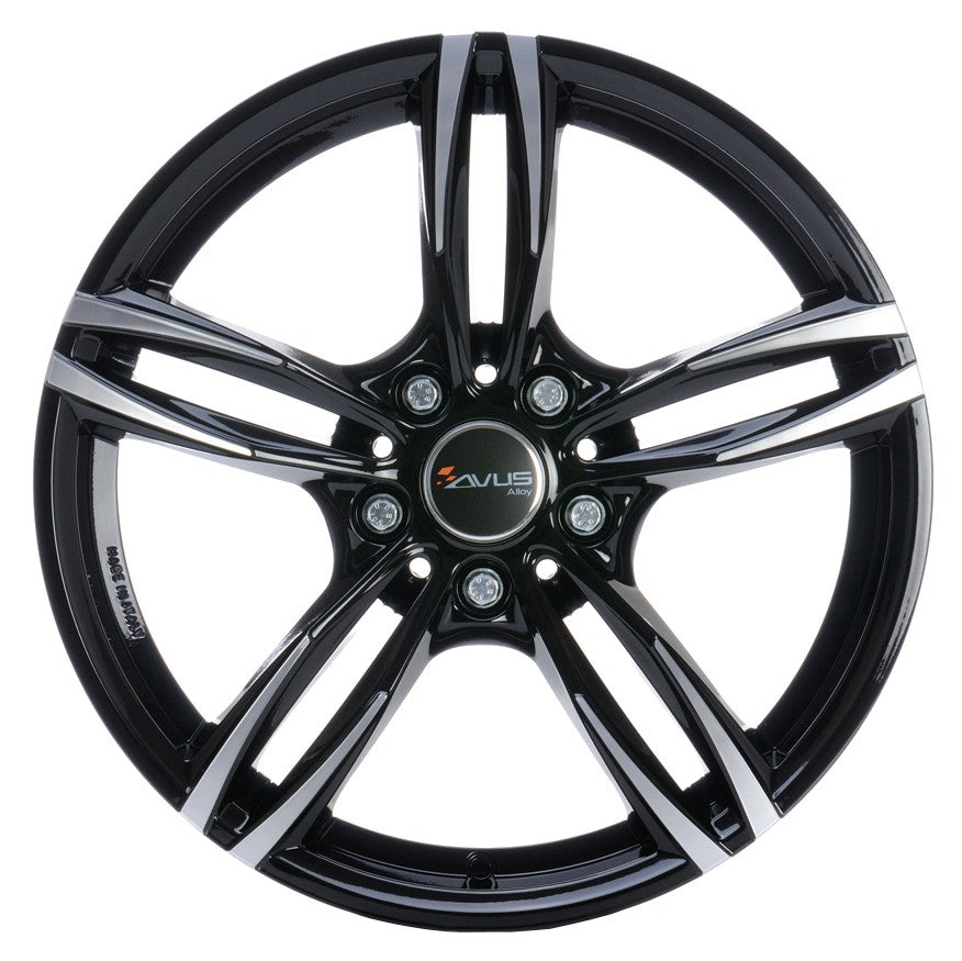 Avus Racing AC-MB3 black polished 9.5x19 ET37 - LK5/120 ML72.6