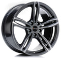 Avus Racing AC-MB3 anthracite polished Alufelge 9.5x19 Zoll ET37 LK 5x120 ML72.6