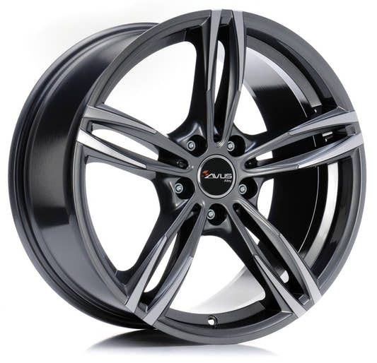 Avus Racing AC-MB3 anthracite polished 8.5x18 ET37 - LK5/120 ML72.6