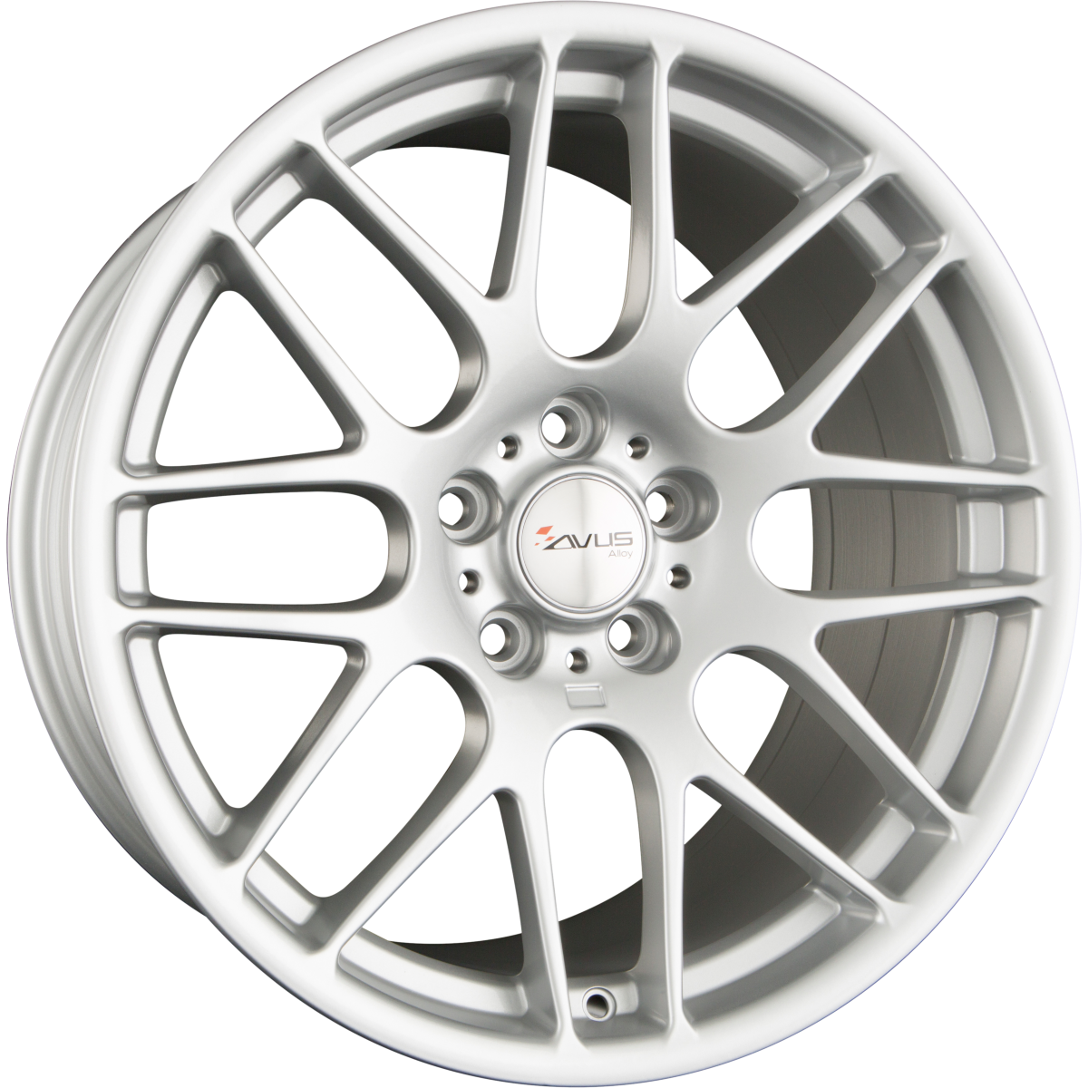 Avus Racing AC-MB4 hyper silver Alufelge 9.5x19 Zoll ET37 LK 5x120 ML72.6 – Bild 7