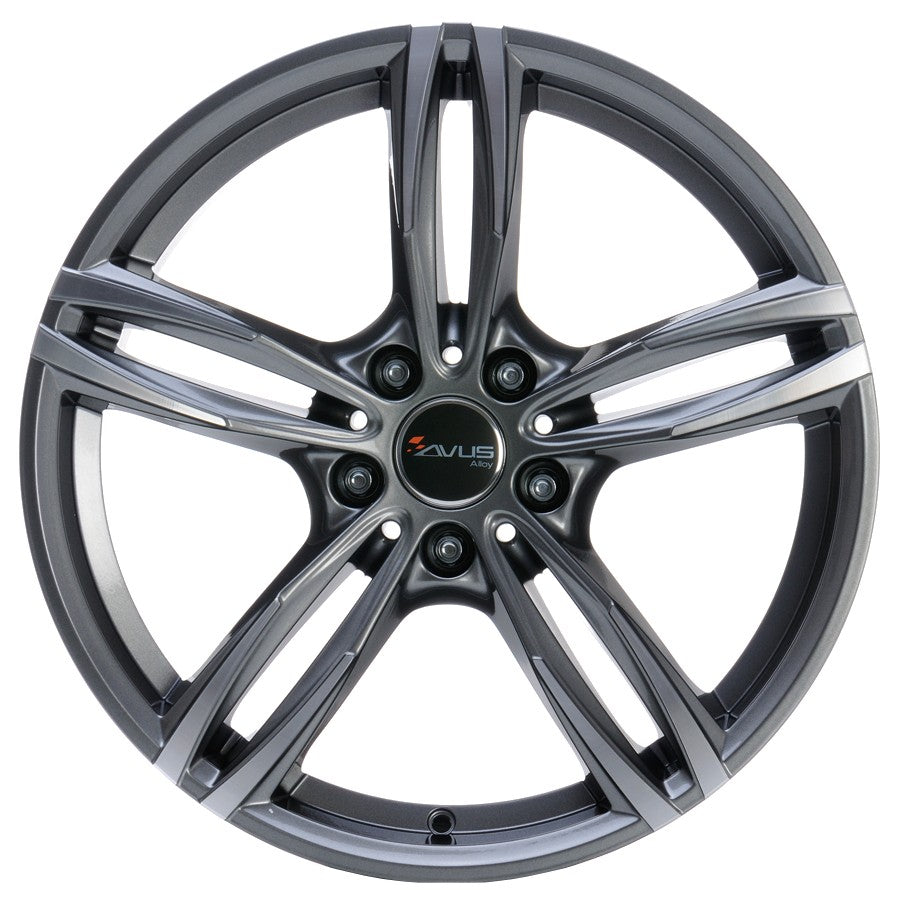 Avus Racing AC-MB3 anthracite polished 7.5x17 ET32 - LK5/120 ML72.6