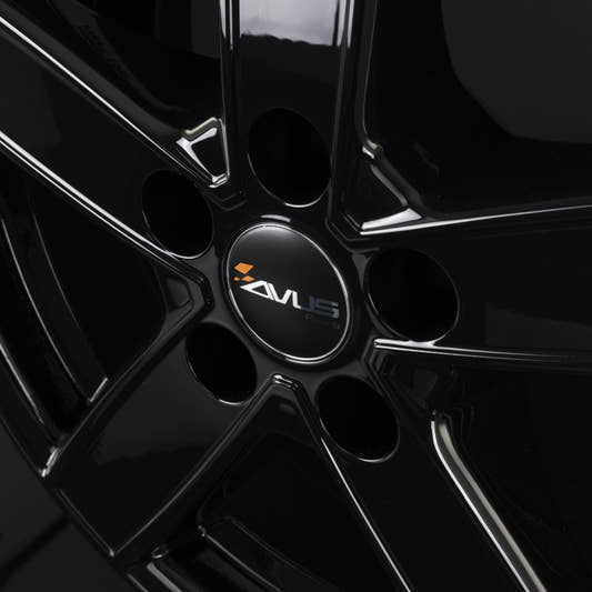 Avus Racing AC-V51 Black Alufelge 7.5x18 Zoll ET65 LK 5x118 ML71.1 – Bild 3