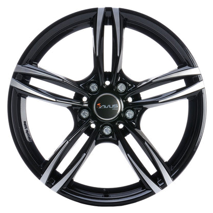 Avus Racing AC-MB3 black polished Alufelge – Bild 2