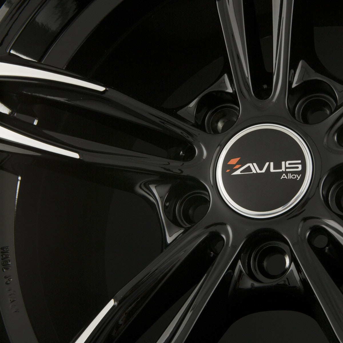Avus Racing AC-MB3 black polished Alufelge 9.5x20 Zoll ET45 LK 5x120 ML72.6 – Bild 6