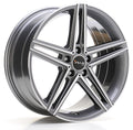 Avus Racing AC-515 anthracite polished Alufelge 7.5x17 Zoll ET52.5 LK 5x112 ML66.6