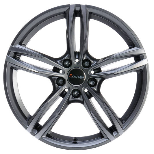 Avus Racing AC-MB3 anthracite polished 9.5x19 ET44 - LK5/120 ML72.6