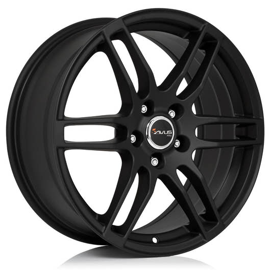 Avus Racing AF9 matt black Alufelge 6.5x16 Zoll ET40 LK 5x115 ML70.3