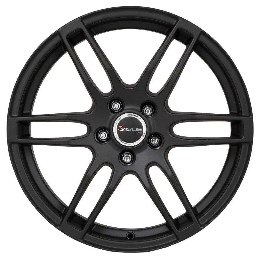 Avus Racing AF9 matt black 6.5x16 ET40 - LK5/115 ML70.3