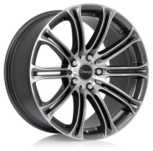Avus Racing AC-MB1 anthracite polished 8.5x20 ET25 - LK5/120 ML72.6