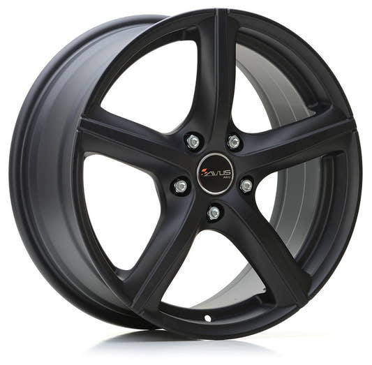 Avus Racing AF8 matt black 6x15 ET45 - LK5/112 ML66.6