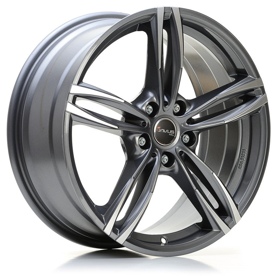 Avus Racing AF15 anthracite polished Alufelge