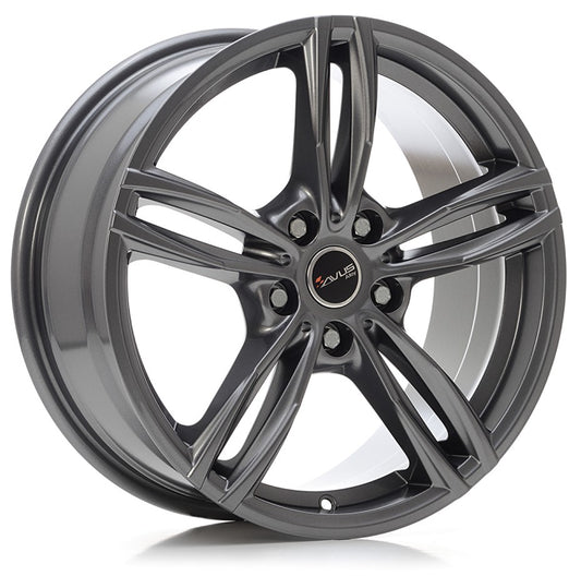Avus Racing AF15 anthracite 8.5x19 ET45 - LK5/108 ML63.4