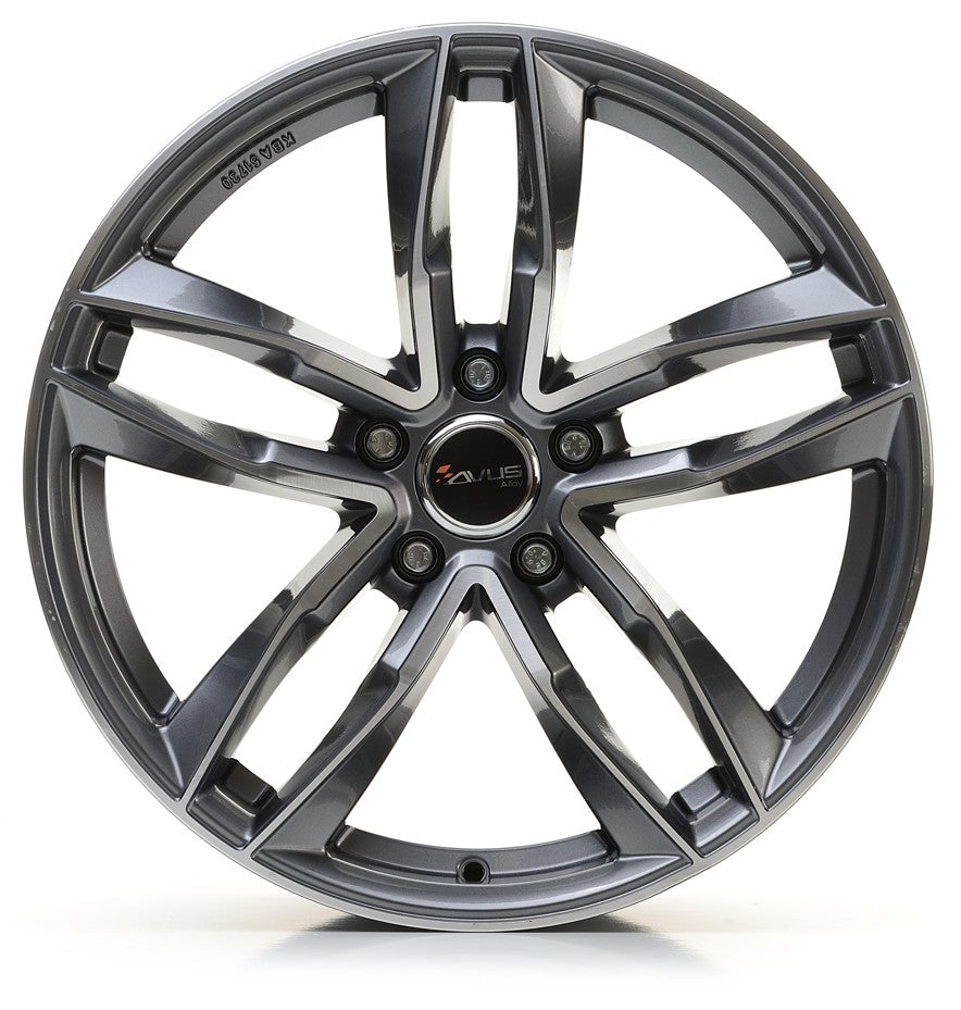 Avus Racing AF16 anthracite polished 8x18 ET35 - LK5/112 ML66.6