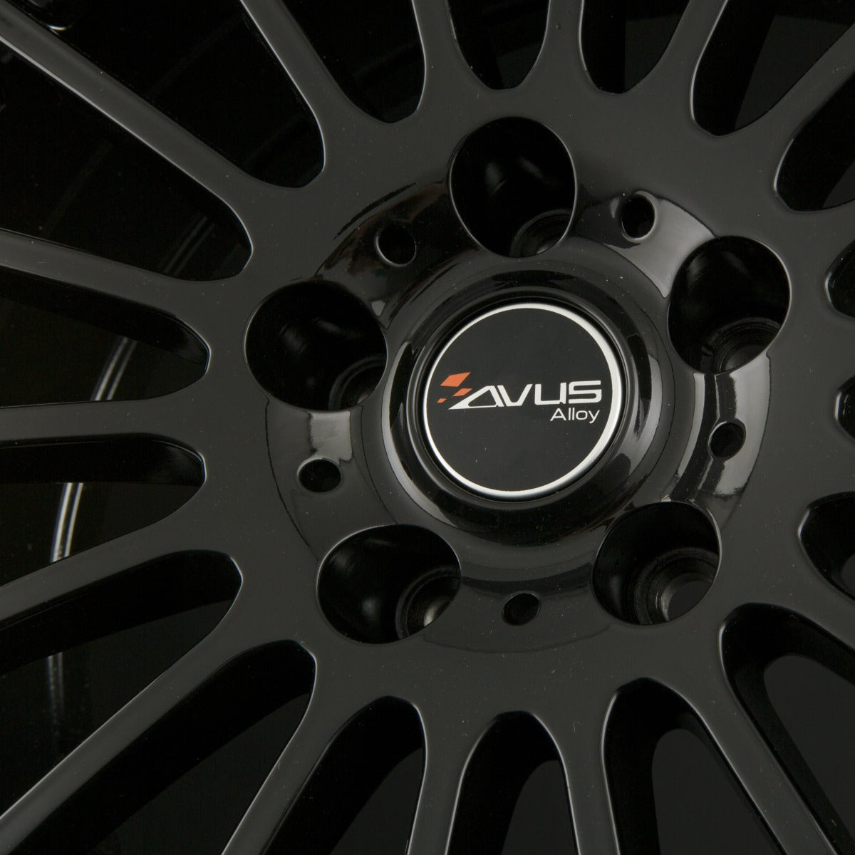 Avus Racing AC-M03 black polished lip Alufelge 7x17 Zoll ET38 LK 4x100 ML73.1 – Bild 6