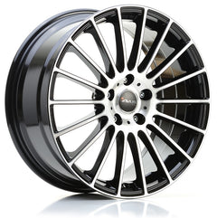 Avus Racing AC-M03 black polished Alufelge 7x17 Zoll ET35 LK 5x98 ML58.1