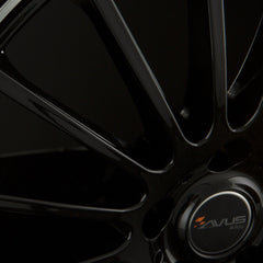 Avus Racing AC-M03 black polished lip Alufelge 7x17 Zoll ET38 LK 5x105 ML56.6
