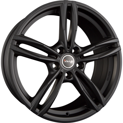 Avus Racing AF15 matt black Alufelge 8x18 Zoll ET45 LK 5x112 ML66.7 – Bild 3