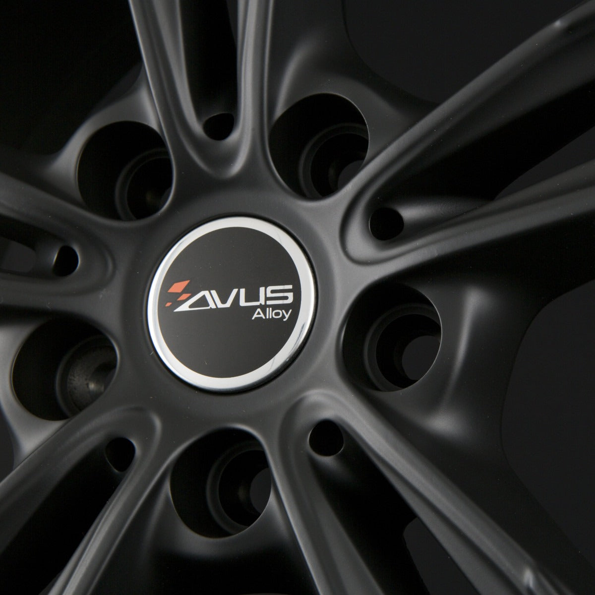 Avus Racing AF15 matt black Alufelge 8x18 Zoll ET45 LK 5x112 ML66.7 – Bild 5