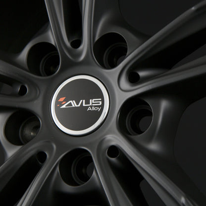 Avus Racing AF15 matt black Alufelge 8x18 Zoll ET45 LK 5x112 ML66.7 – Bild 5