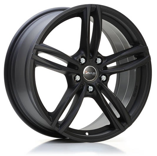 Avus Racing AF15 matt black 8.5x19 ET45 - LK5/114.3 ML73.1