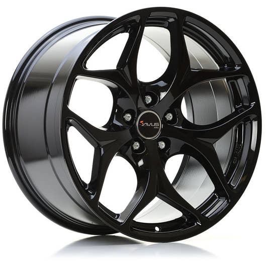 Avus Racing AC-MB2 black 9x20 ET40 - LK5/108 ML73.1