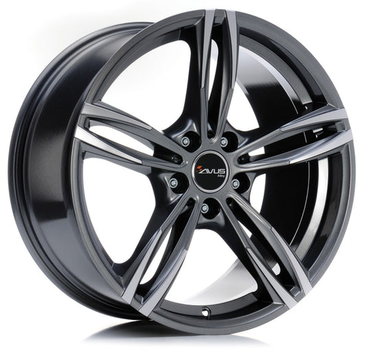Avus Racing AC-MB3 anthracite polished 8.5x20 ET25 - LK5/112 ML66.7