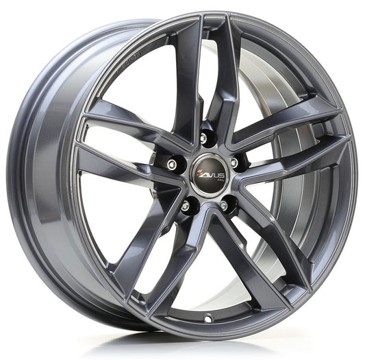 Avus Racing AF16 anthracite 7.5x17 ET29 - LK5/112 ML66.6