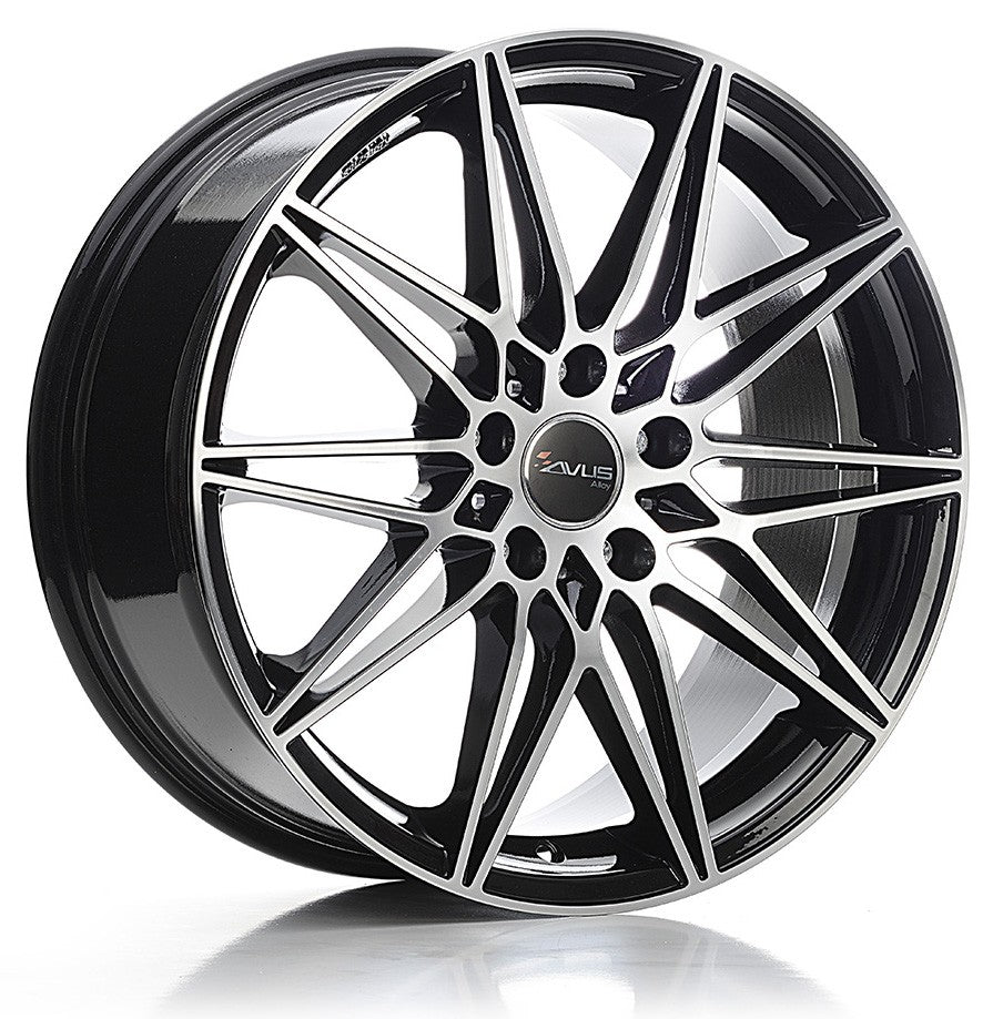 Avus Racing AC-MB5 black polished 8x18 ET35 - LK5/112 ML66.6