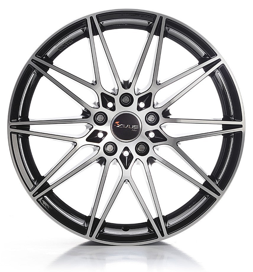 Avus Racing AC-MB5 black polished 8x18 ET35 - LK5/112 ML66.6