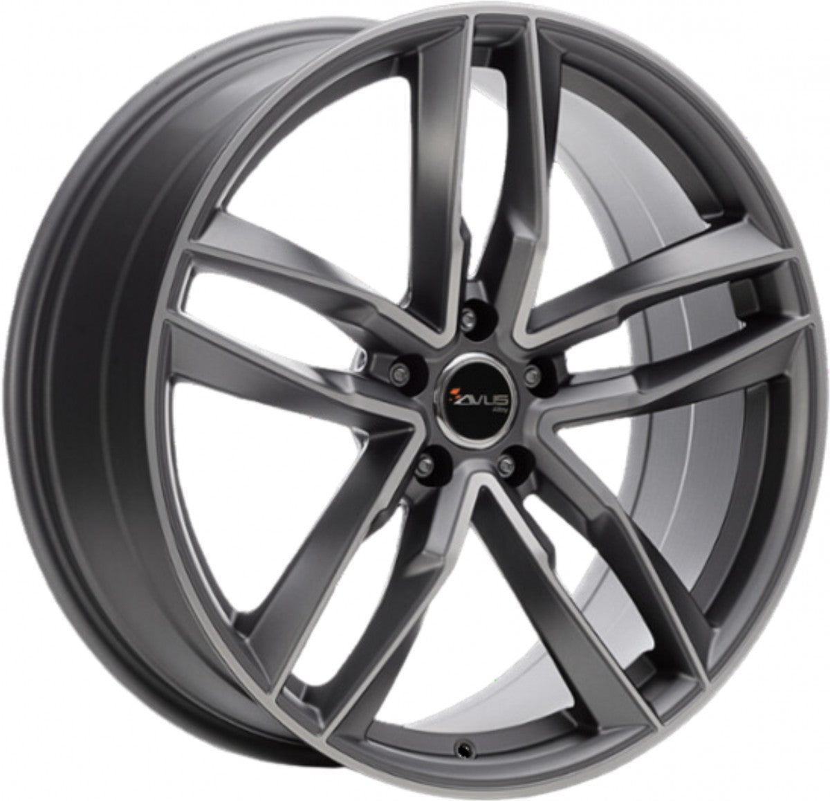 Avus Racing AF16 matt anthracite polished 9x20 ET35 - LK5/112 ML66.6