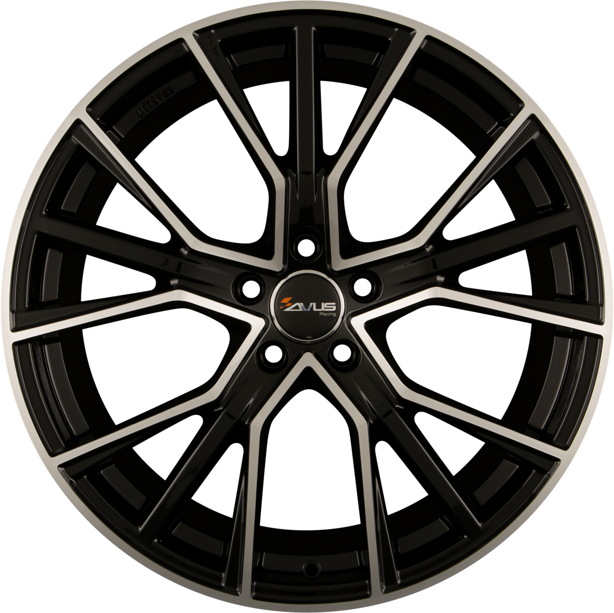 Avus Racing AF18 Black Polished Alufelge 9x20 Zoll ET25 LK 5x112 ML66.6 – Bild 4