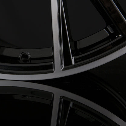 Avus Racing AF18 Black Polished Alufelge 9x20 Zoll ET25 LK 5x112 ML66.6 – Bild 7