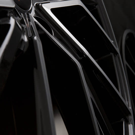 Avus Racing AF18 Black Polished Alufelge 8.5x20 Zoll ET45 LK 5x112 ML66.6 – Bild 3