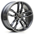 Avus Racing AF16 anthracite polished 9x21 ET38.5 - LK5/108 ML63.4