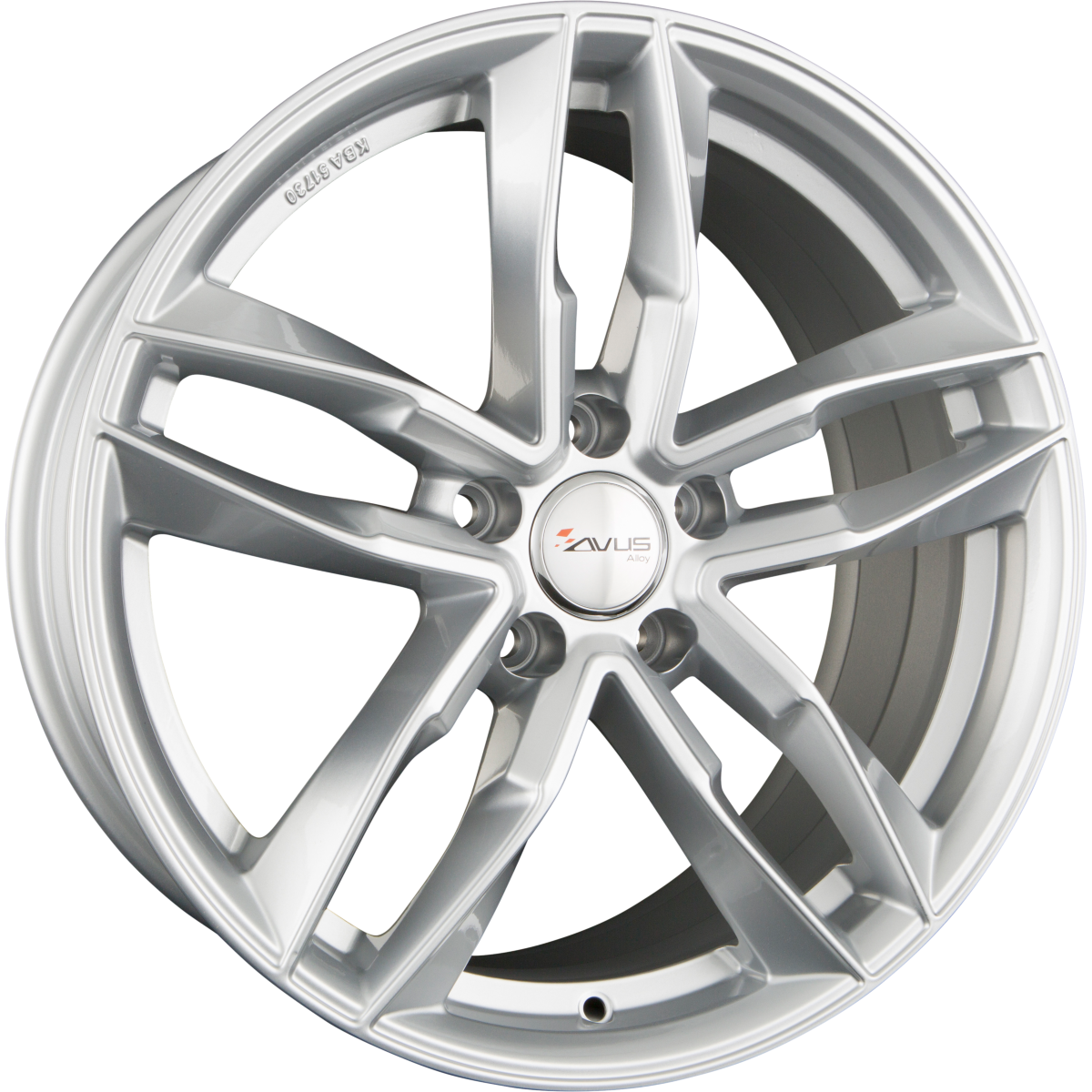 Avus Racing AF16 hyper silver Alufelge 8.5x20 Zoll ET20 LK 5x112 ML66.6 – Bild 4