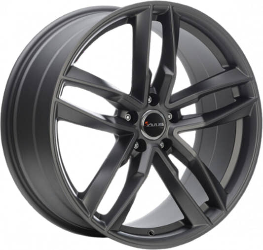 Avus Racing AF16 matt anthracite 9x20 ET45 - LK5/120 ML65.1