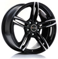 Avus Racing AC-MB3 black polished Alufelge 7.5x17 Zoll ET32 LK 5x120 ML72.6